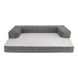 Pet Comfort Gloria Sofa Ortopedik Su Geçirmez Köpek Yatağı Antrasit 70x53x8 Cm - Pet Comfort