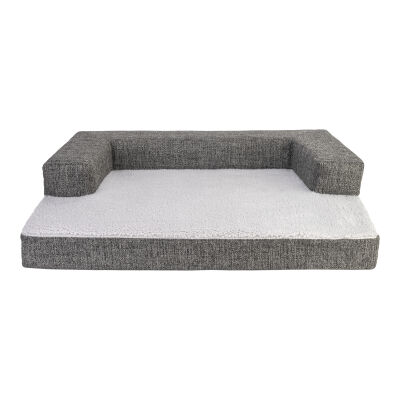 Pet Comfort Gloria Sofa Ortopedik Su Geçirmez Köpek Yatağı Antrasit 70x53x8 Cm - 1