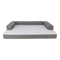 Pet Comfort Gloria Sofa Ortopedik Su Geçirmez Köpek Yatağı Antrasit 90x65x8 Cm - Pet Comfort