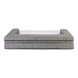 Pet Comfort Gloria Sofa Ortopedik Su Geçirmez Köpek Yatağı Antrasit 90x65x8 Cm - 3