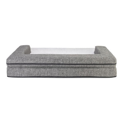 Pet Comfort Gloria Sofa Ortopedik Su Geçirmez Köpek Yatağı Antrasit 90x65x8 Cm - 3