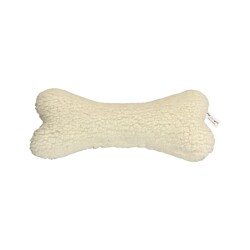 Pet Comfort Peluş Kemik Köpek Oyuncağı Ekru 25 Cm - Pet Comfort