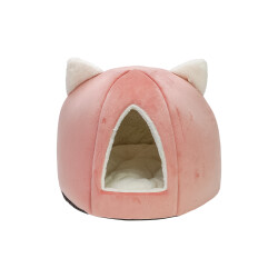 Pet Comfort Pumpkin Kedi Yatağı Pembe 37x37x33 Cm - Pet Comfort