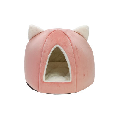 Pet Comfort Pumpkin Kedi Yatağı Pembe 37x37x33 Cm - 1