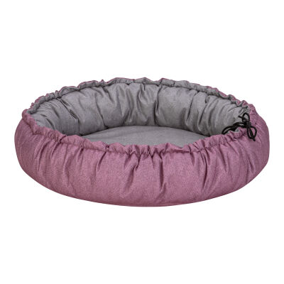 Pet Comfort Sunflower Çift Taraflı Kedi ve Köpek Yatağı Pembe Gri 60 Cm - 2