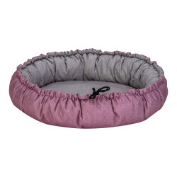 Pet Comfort Sunflower Çift Taraflı Kedi ve Köpek Yatağı Pembe Gri 85 Cm - 2