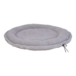 Pet Comfort Sunflower Çift Taraflı Peluş Kedi ve Köpek Yatağı Gri 85 Cm - 2