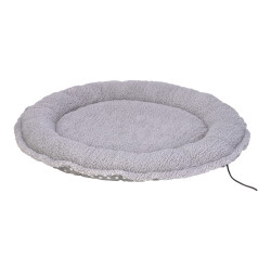 Pet Comfort Sunflower Kedi ve Köpek Yatağı Çift Taraflı Gri Dot Peluş 85 Cm - 3