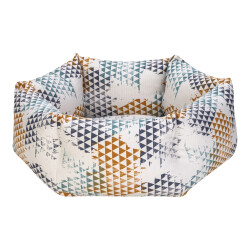 Pet Comfort Tokyo Kedi ve Köpek Yatağı Geometric Small 50 Cm - Pet Comfort