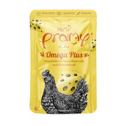 Pramy Omega Plus Jöle İçinde Tavuk Etli ve Peynirli Yetişkin Kedi Konservesi 70 Gr - Pramy