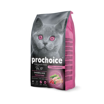 Pro Choice Pro 37 Kitten Tavuklu ve Pirinçli Yavru Kedi Maması 2 Kg P4608 - 1