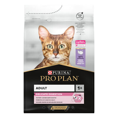 Pro Plan Delicate Hindili Hassas Seçici Yetişkin Kedi Maması 3 Kg - 2