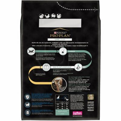 Pro Plan Liveclear 7+ Hindili Alerjen Azaltan Kısırlaştırılmış Yaşlı Kedi Maması 1,4 Kg - 3