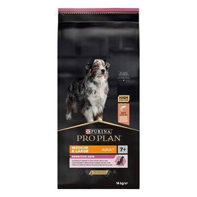 Pro Plan Medium Large Senior Sensitive Skin Somonlu ve Pirinçli Orta ve Büyük Irk Yaşlı Köpek Maması 14 Kg - 2