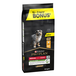 Pro Plan Medium Puppy Chicken Tavuklu ve Pirinçli Orta Irk Yavru Köpek Maması 12+2 Kg - Pro Plan