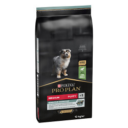 Pro Plan Medium Puppy Sensitive Digestion Kuzulu Orta Irk Yavru Köpek Maması 12 Kg - Pro Plan