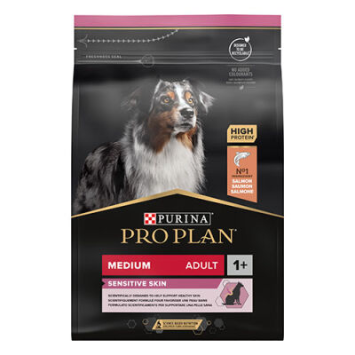 Pro Plan Medium Sensitive Skin Adult Somonlu Orta Irk Yetişkin Köpek Maması 3 Kg - 2