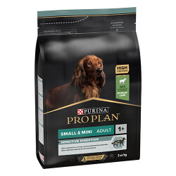 Pro Plan Small & Mini Adult Sensitive Digestion Kuzulu Küçük Irk Yetişkin Köpek Maması 3 Kg - Pro Plan