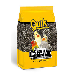 Quik Çizgili Paraket Çekirdeği 500gr - Quick