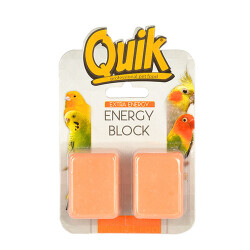 Quik Portakallı Kuş Enerji Bloğu 2'li Paket 3x4cm - Quick