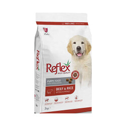 Reflex Biftekli ve Pirinçli Yavru Köpek Maması 3 Kg - Reflex