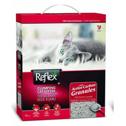 Reflex Granül Aktif Karbonlu Topaklanan Kedi Kumu 2x10 Lt - Reflex