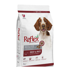 Reflex High Energy Biftekli ve Pirinçli Yetişkin Köpek Maması 3 Kg - Reflex