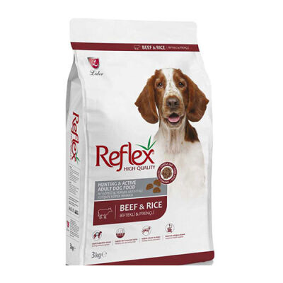 Reflex High Energy Biftekli ve Pirinçli Yetişkin Köpek Maması 3 Kg - 1