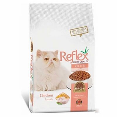 Reflex Kitten Chicken Tavuklu ve Pirinçli Yavru Kedi Maması 15 Kg - 1