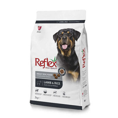 Reflex Kuzulu ve Pirinçli Yetişkin Köpek Maması 3 Kg - 1