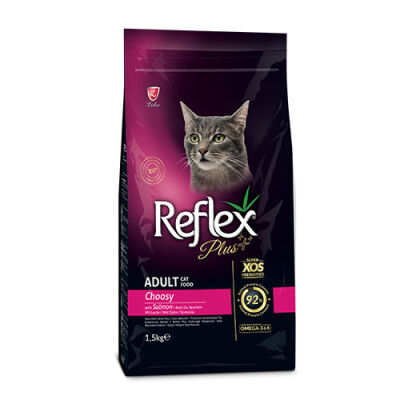 Reflex Plus Choosy Salmon Somonlu Yetişkin Kedi Maması 1,5 Kg - 1