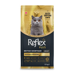 Reflex Plus HypoAllergenic British Shorthair Yetişkin Kedi Maması 1,5 Kg - Reflex Plus