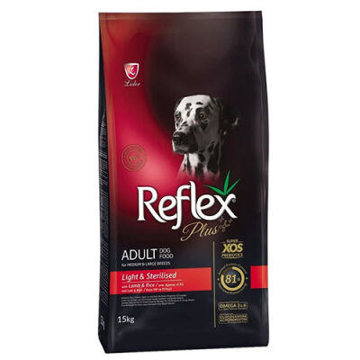 Reflex Plus Light Sterilised Orta ve Büyük Irk Kısırlaştırılmış Köpek Maması 15 Kg - 1