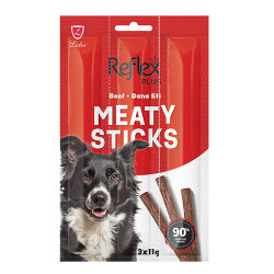 Reflex Plus Meaty Sticks Biftekli Tahılsız Köpek Ödül Çubuğu 3x11 Gr - Reflex Plus