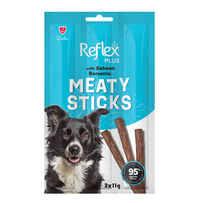 Reflex Plus Meaty Sticks Somonlu Tahılsız Köpek Ödül Çubuğu 3x11 Gr - 1