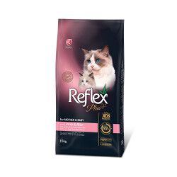 Reflex Plus Mother&Baby Kuzulu ve Pirinçli Yavru Kedi Maması 15 Kg - Reflex Plus