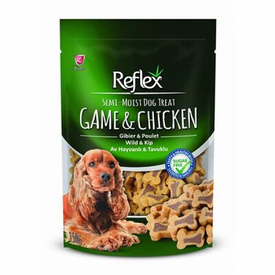 Reflex Semi Moist Av Hayvanlı Tavuklu Yarı Yumuşak Köpek Ödülü 150 Gr - 1