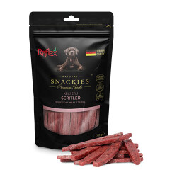 Reflex Snackies Natural Keçi Etli Şerit Tahılsız Köpek Ödül Maması 170 Gr - Reflex