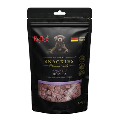 Reflex Snackies Natural Kuzu Etli Küp Tahılsız Köpek Ödülü 80 gr - 1