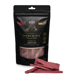 Reflex Snackies Natural Manda Etli Şerit Tahılsız Köpek Ödül Maması 170 Gr - Reflex