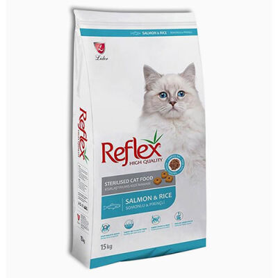 Reflex Sterilised Somonlu ve Pirinçli Kısırlaştırılmış Kedi Maması 15 Kg - 1