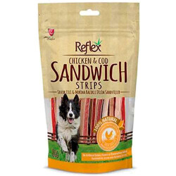 Reflex Tavuk ve Morina Balıklı Sandviç Lokma Köpek Ödülü 80 Gr - Reflex