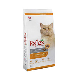 Reflex Tavuklu ve Pirinçli Yetişkin Kedi Maması 15 Kg - Reflex