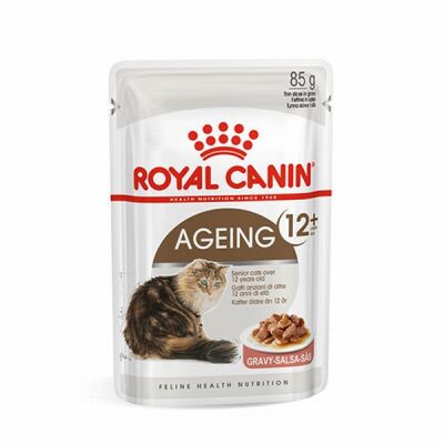 Royal Canin Ageing 12+ Gravy Pouch Yaşlı Kedi Konservesi 12 Adet 85 Gr - 1