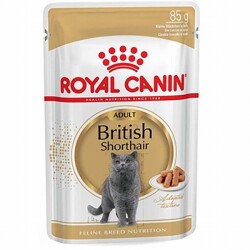 Royal Canin British Shorthair Adult Pouch Yetişkin Kedi Konservesi 12 Adet 85 Gr - Royal Canin