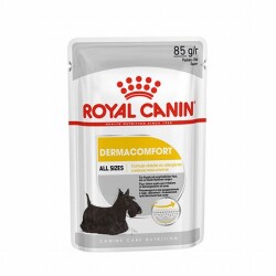 Royal Canin Ccn Dermacomfort Loaf Pate Pouch Küçük Irk Yetişkin Köpek Konservesi 6 Adet 85 Gr - Royal Canin