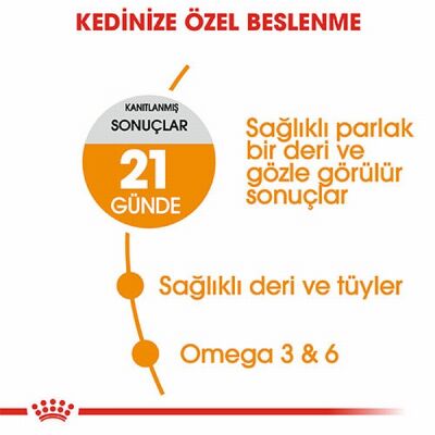 Royal Canin Hair Skin Adult Hassas Tüy Sağlığı Yetişkin Kedi Maması 2 Kg - 3