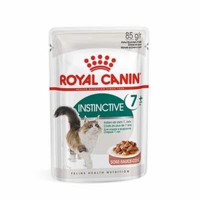 Royal Canin İnstinctive 7+ Gravy Pouch Yaşlı Kedi Konservesi 12 Adet 85 Gr - 1