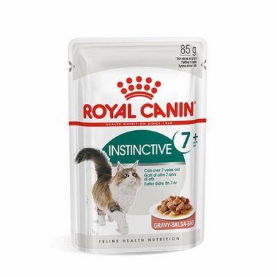 Royal Canin İnstinctive 7+ Gravy Pouch Yaşlı Kedi Konservesi 6 Adet 85 Gr - 1