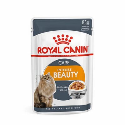 Royal Canin İntense Beauty Jelly Pouch Yetişkin Kedi Konservesi 85 Gr - 1